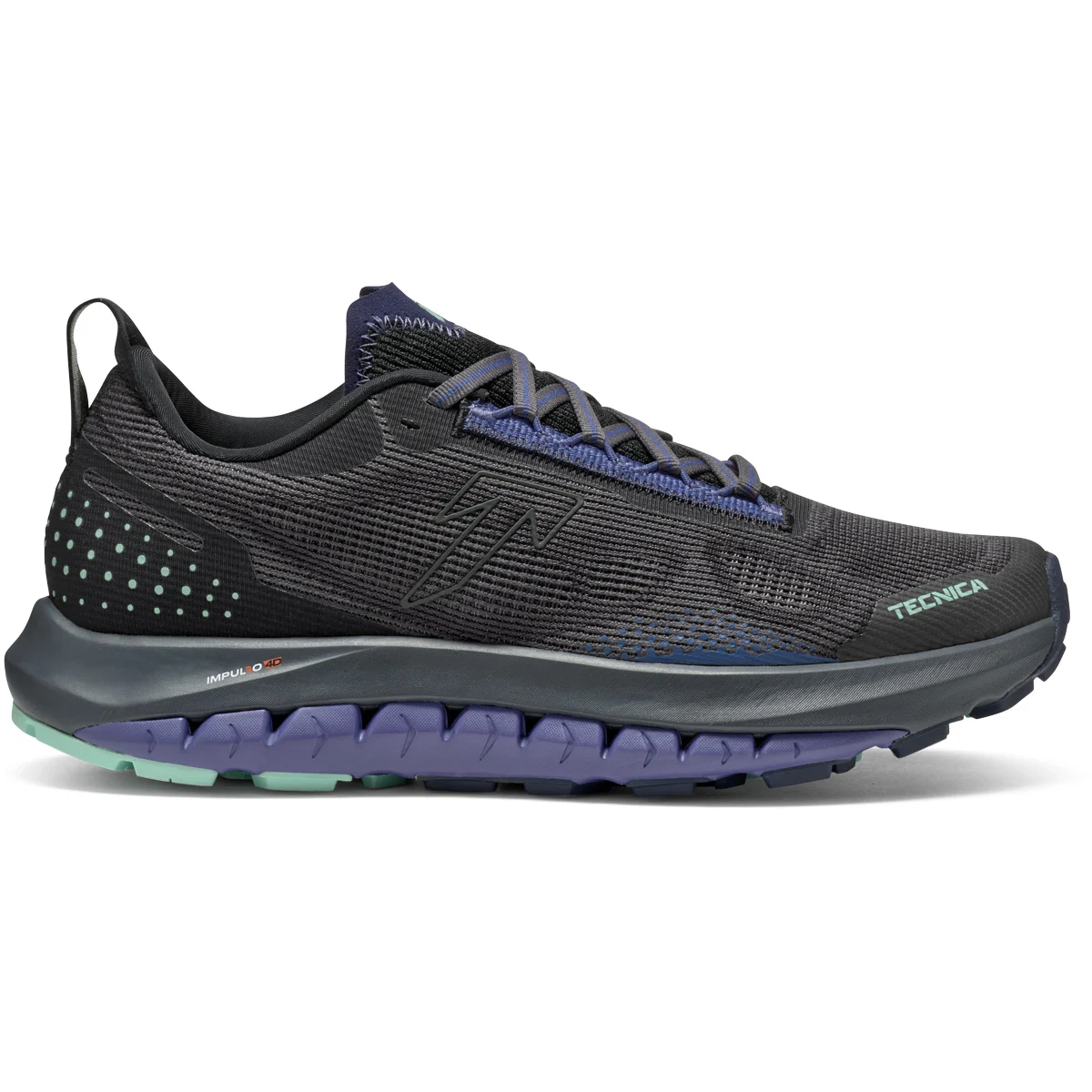 TECNICA PYROX HYBRID WS BLACK - VIOLET  - Trail running shoes