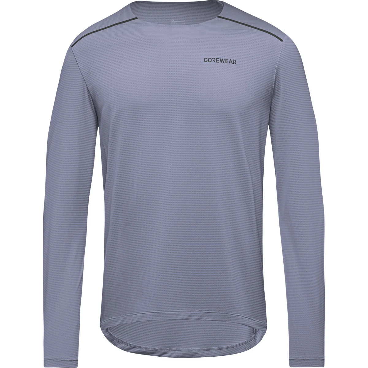 GORE CONTEST 2.0 LS TEE M AMETHYST GREY  - Running T-shirt