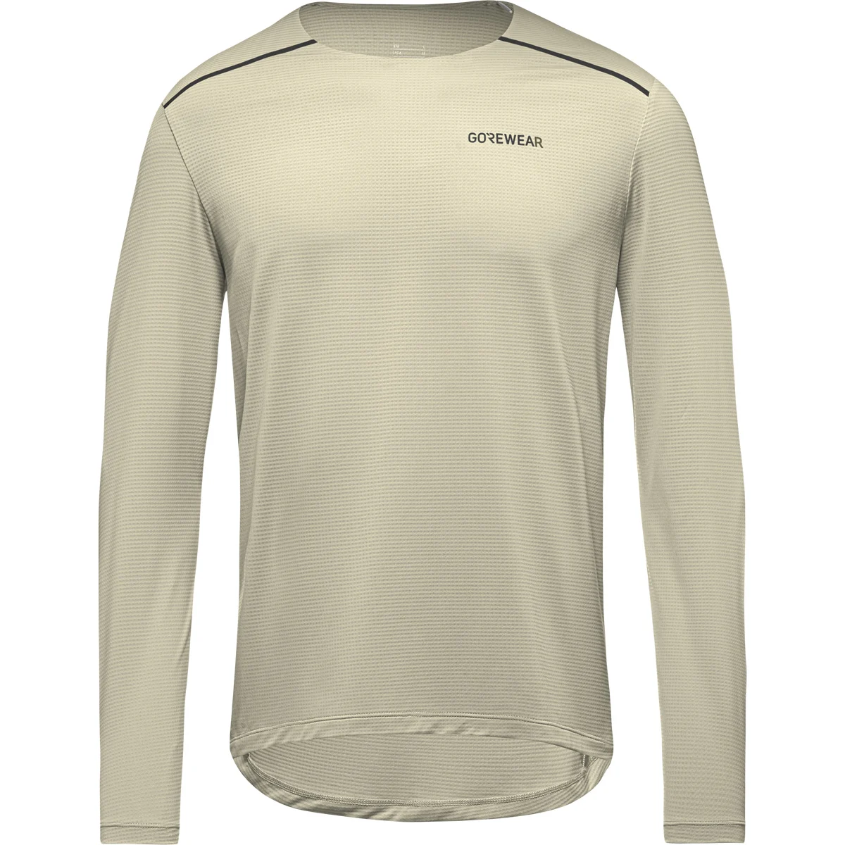 GORE CONTEST 2.0 LS TEE M TECH BEIGE  - Running T-shirt