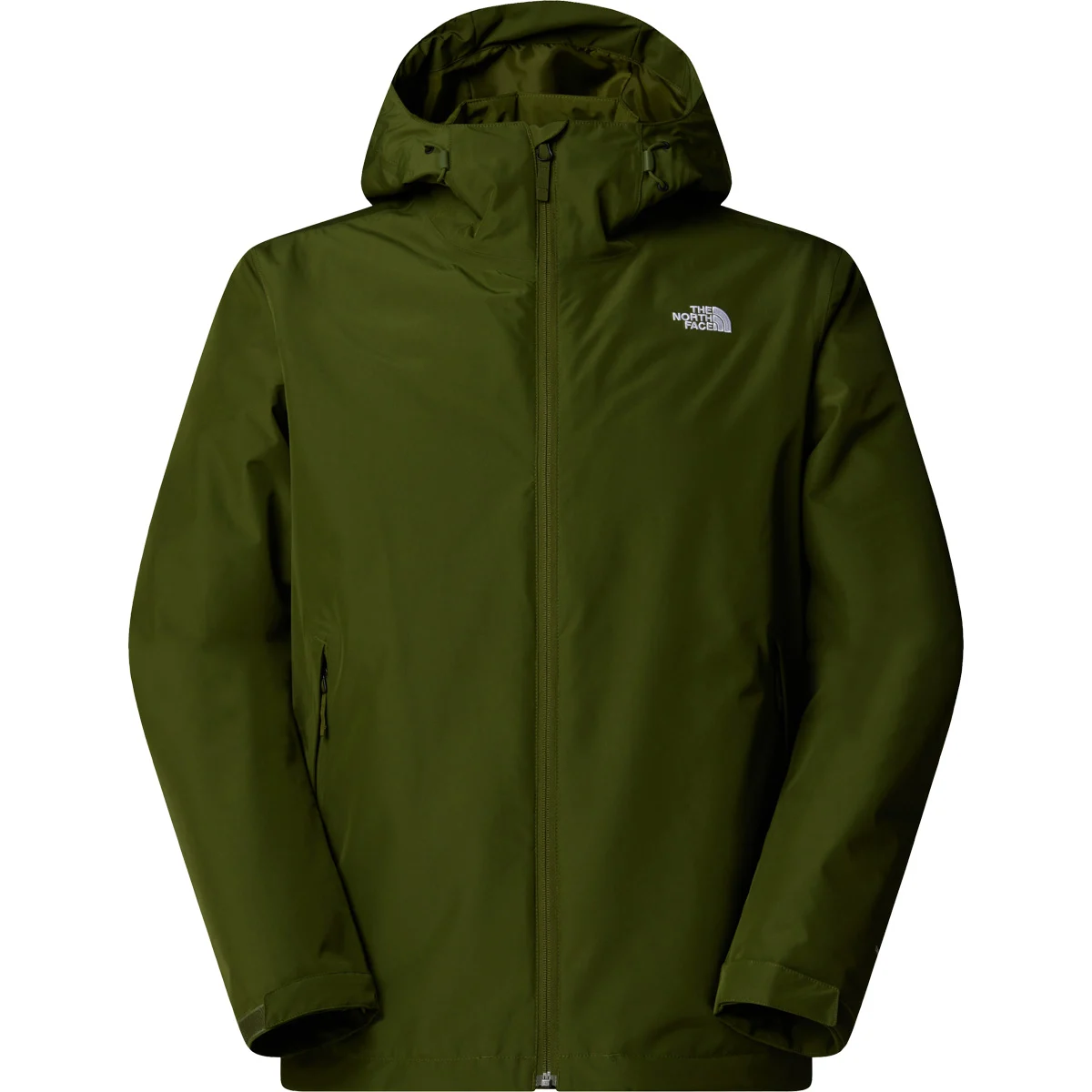 THE NORTH FACE M CARTO MONO TRICLIMATE HOODED JACKET WOODLAND GREEN  - Hiking jacket