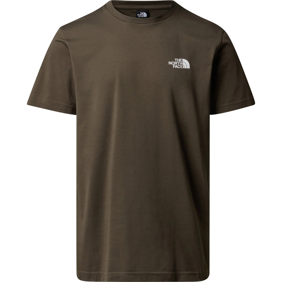 THE NORTH FACE M SS SIMPLE DOME TEE NEW TAUPE GREEN  - T-shirt