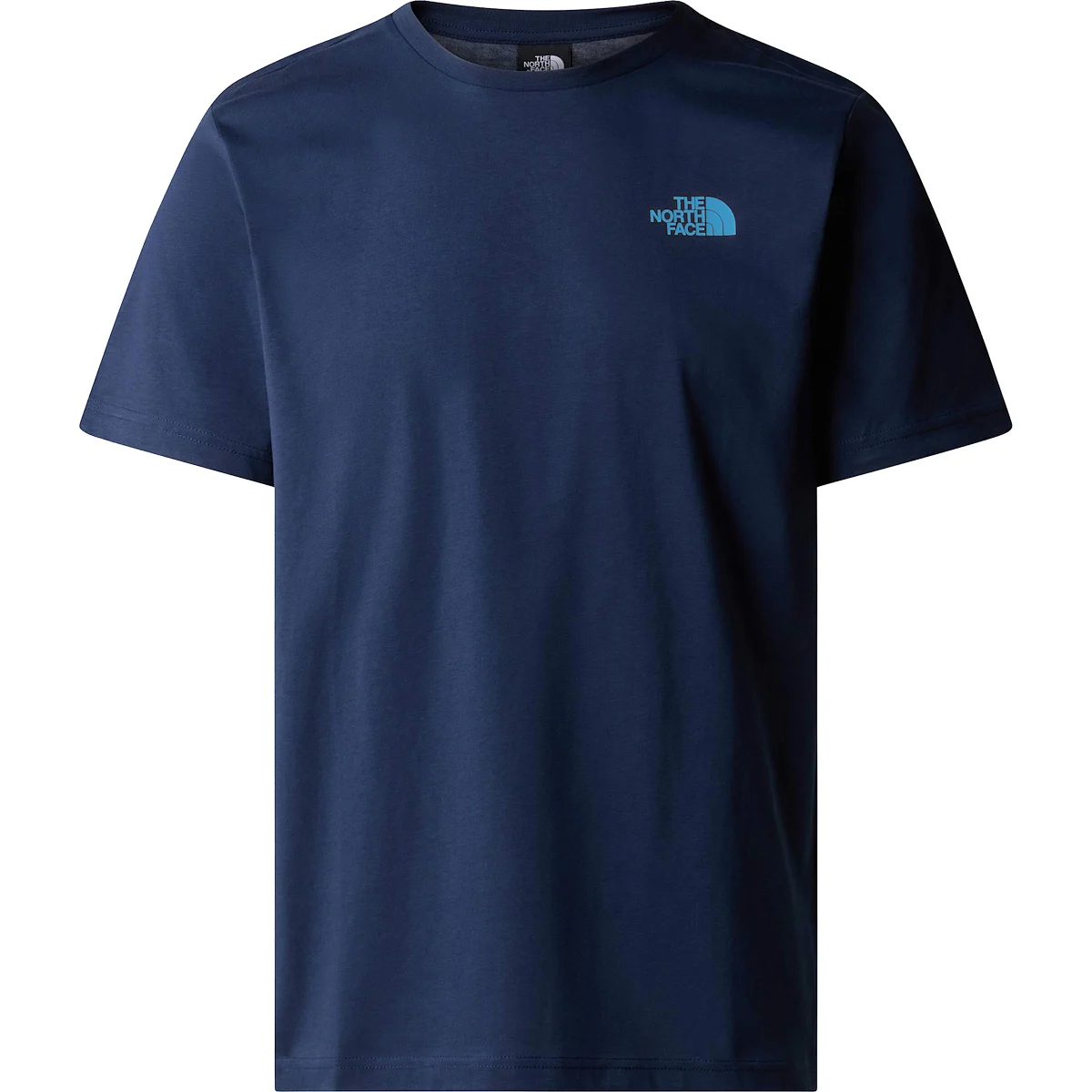 THE NORTH FACE M SS BOX NSE TEE SUMMTNVY/TNFWHT  - T-shirt