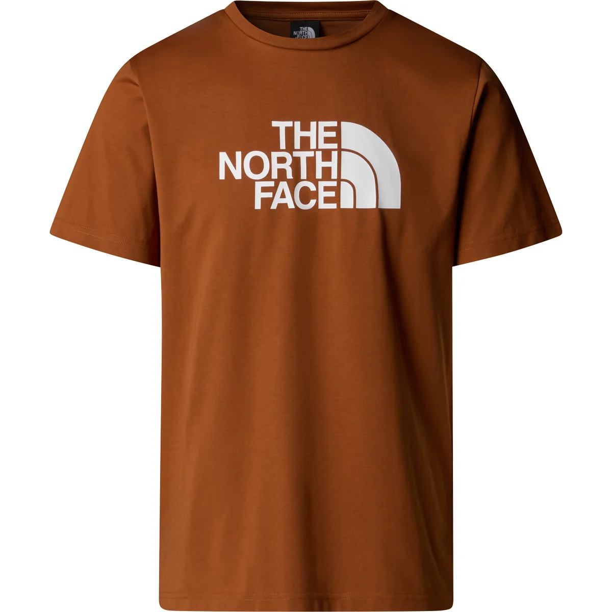 THE NORTH FACE M SS EASY TEE BURNT UMBER  - T-shirt