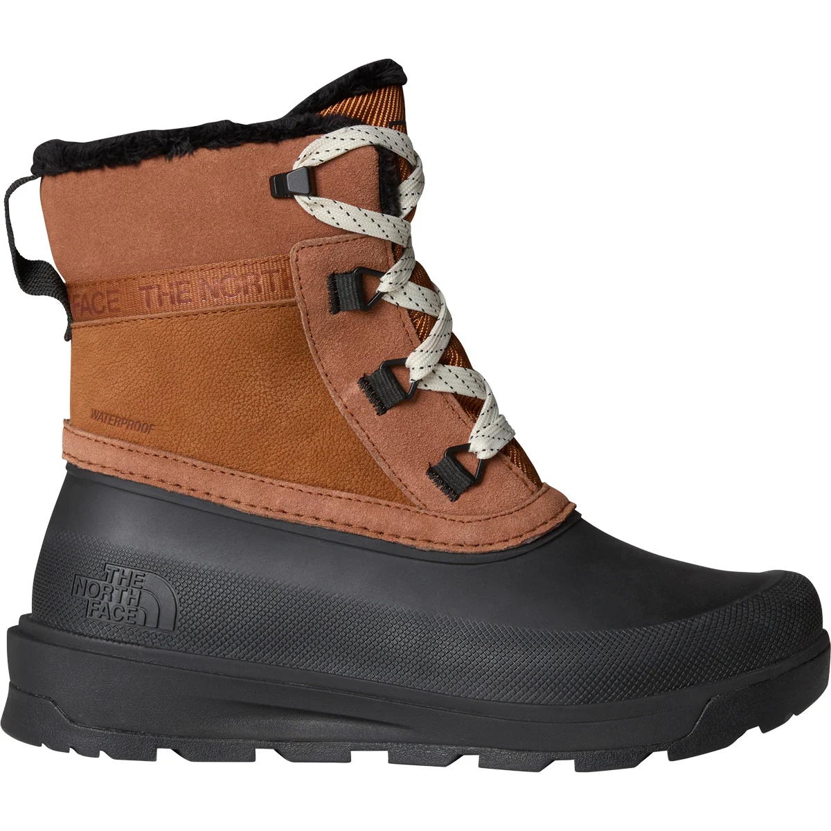 THE NORTH FACE W SHELLISTA V SHORTY WP BURNT UMBER/TNF  - Winter boot