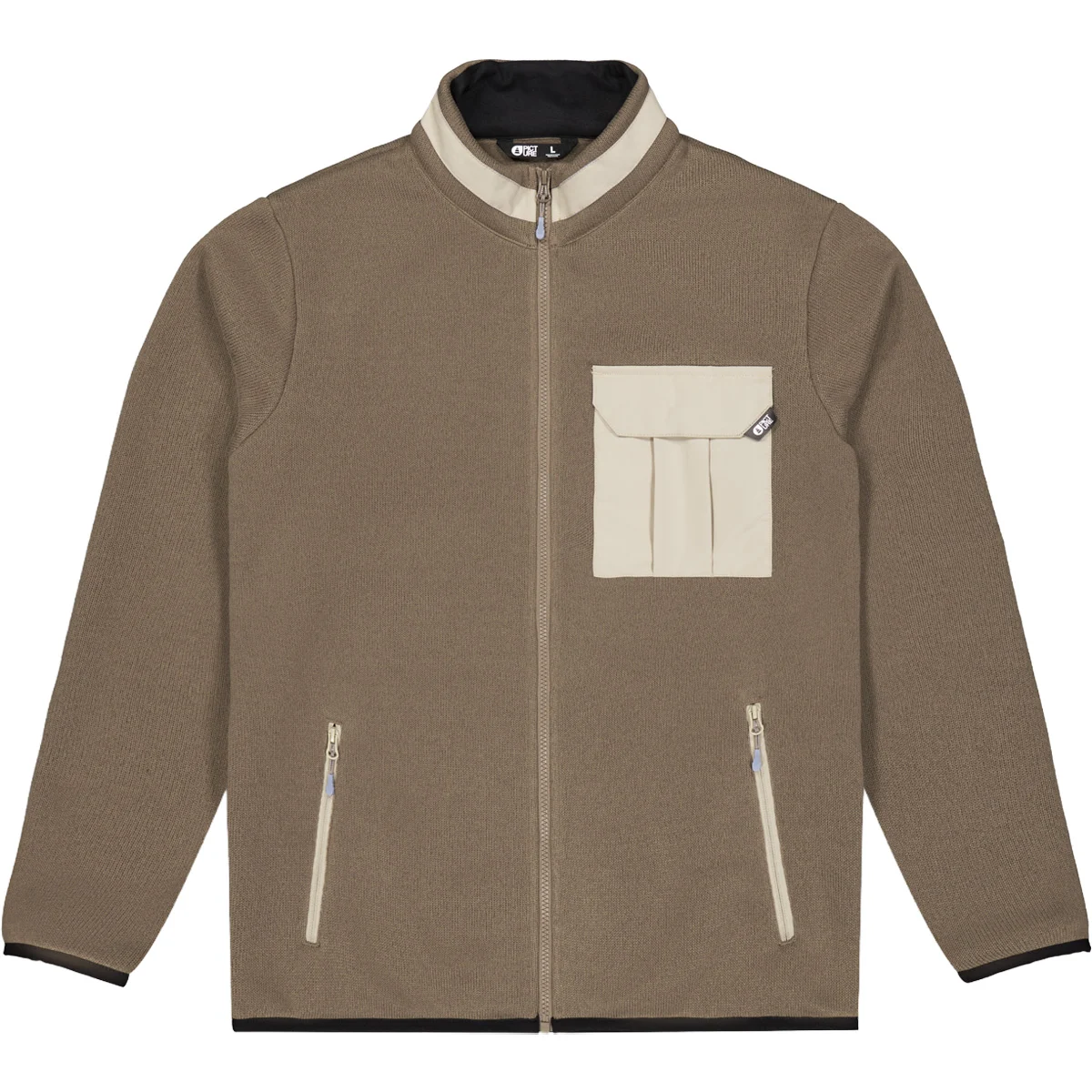 PICTURE DAUWY FZ FLEECE SHITAKE  - Hiking fleece jacket