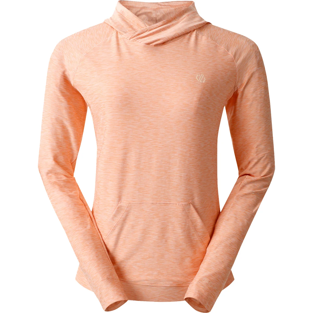 DARE 2B SPRINT CITY HOODIE W PALE PEACH MARL  - Running T-shirt