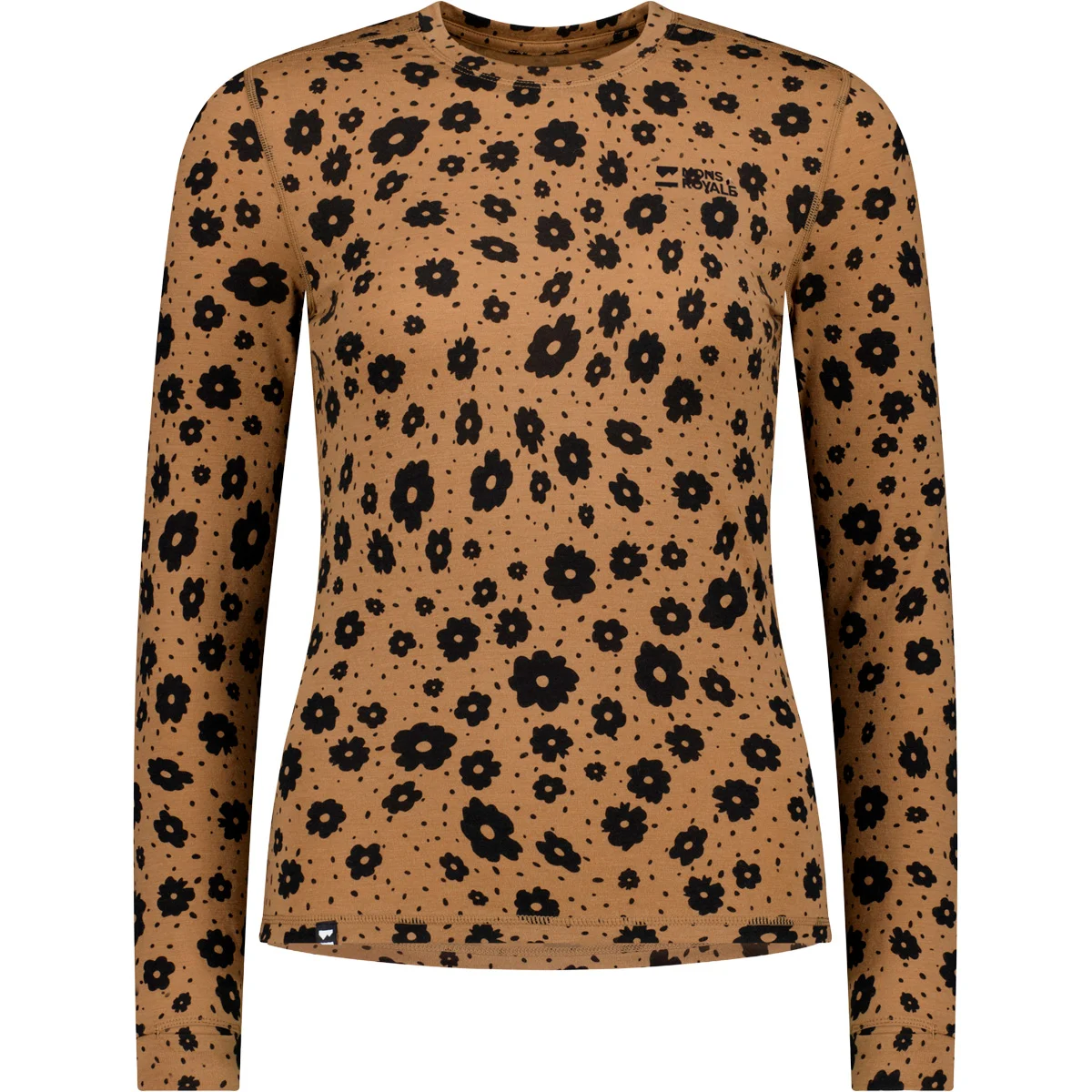 MONS ROYALE CASCADE MERINO BASE LAYER LS W AORAKI LILY TOFFEE  - Thermal T-shirt