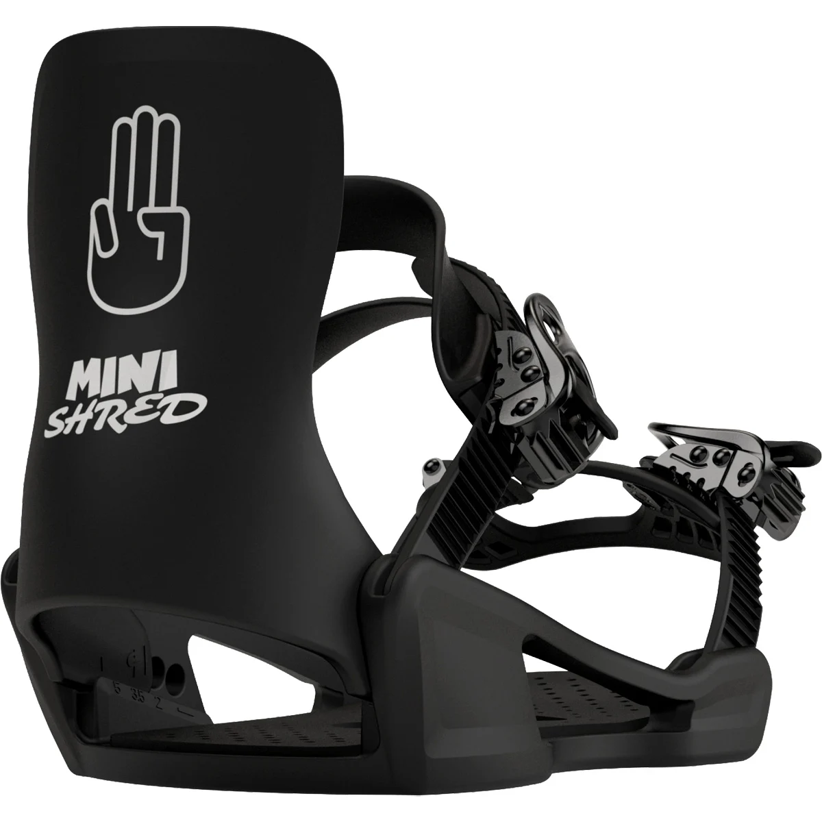 BATALEON MINISHRED BINDING BLACK  - Snowboard bindings