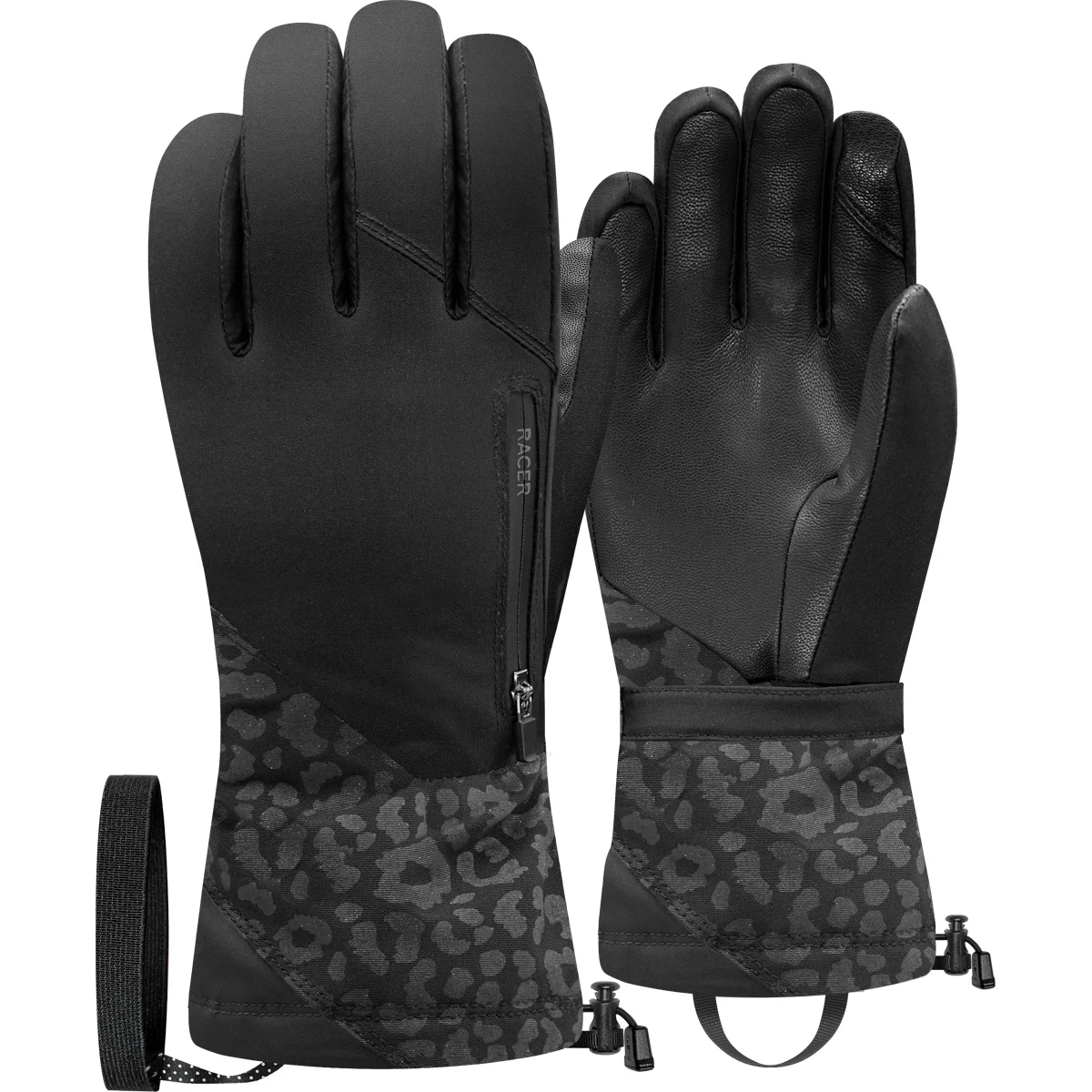 RACER G DINASTY BLACK  - Ski gloves