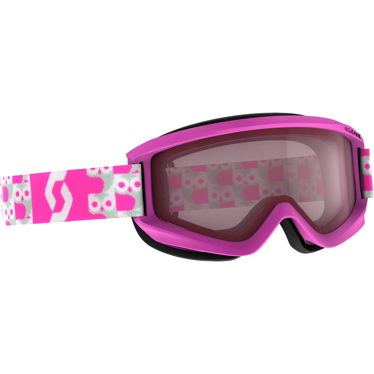 SCOTT JR AGENT S2 NEON PINK ENHANCER  - Ski goggles