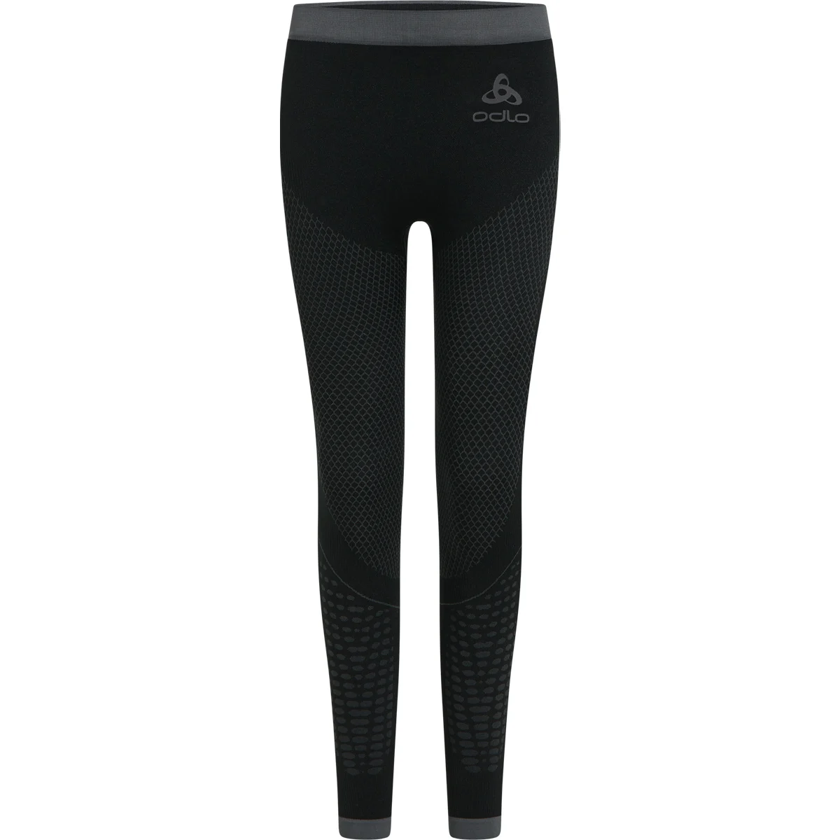 ODLO PERFORMANCE WARM KIDS BLACK - ODLO GRAPHITE GREY  - Thermal leggings