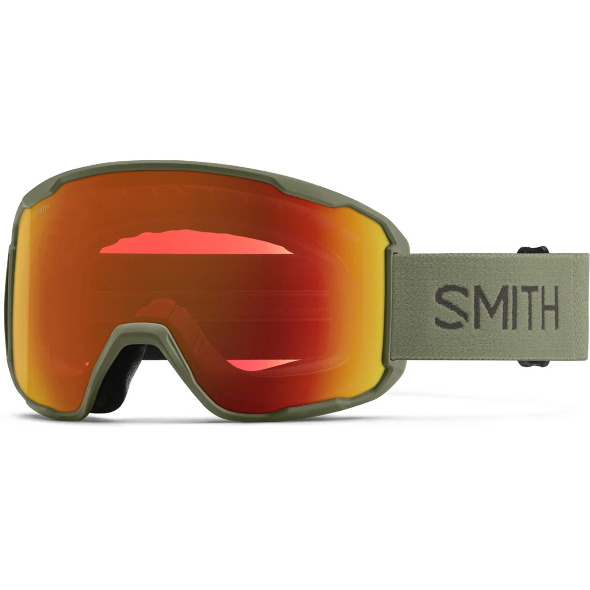 SMITH PREVIEW FATIGUE GREEN / CHROMAPOP EVERYDAY RED MIRROR  - Ski goggles
