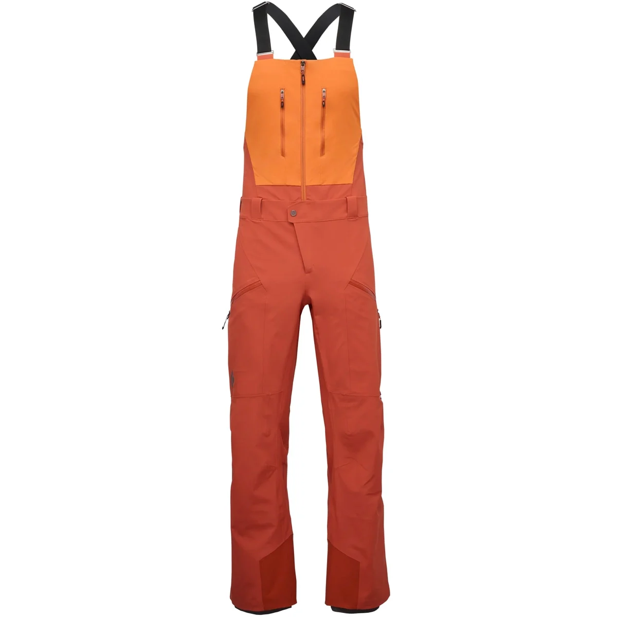 BLACK DIAMOND RECON STRETCH BIBS SAFFRON/BURNT SIENNA  - Ski trousers
