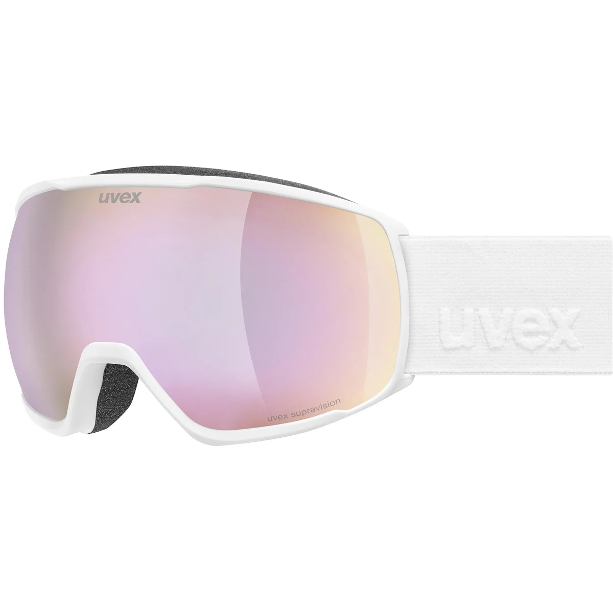 UVEX VICTORIOUS FM WHITE MATTMIRROR ROSE  - Ski goggles