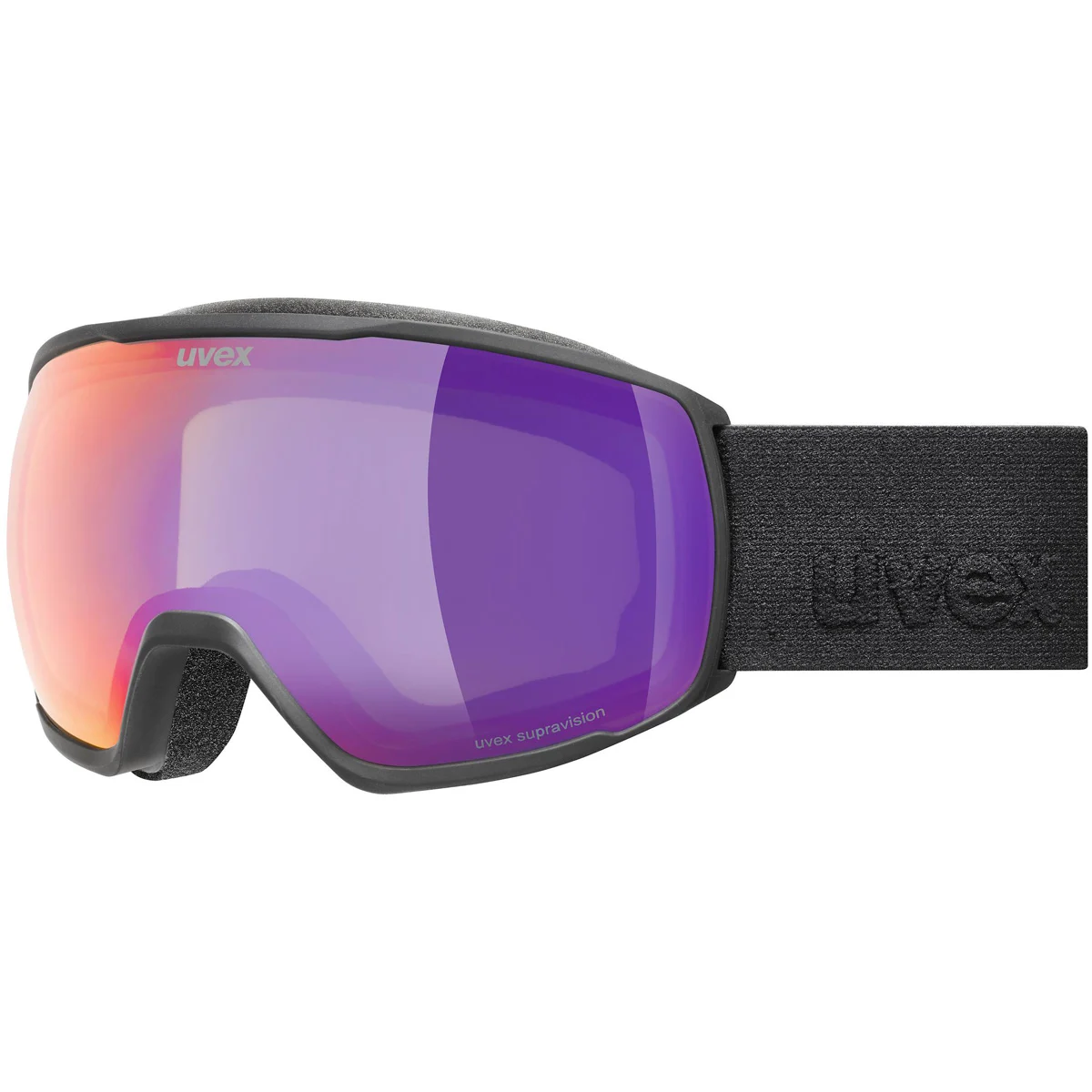 UVEX VICTORIOUS FM BLACK MATT/MIRROR RUBY  - Ski goggles