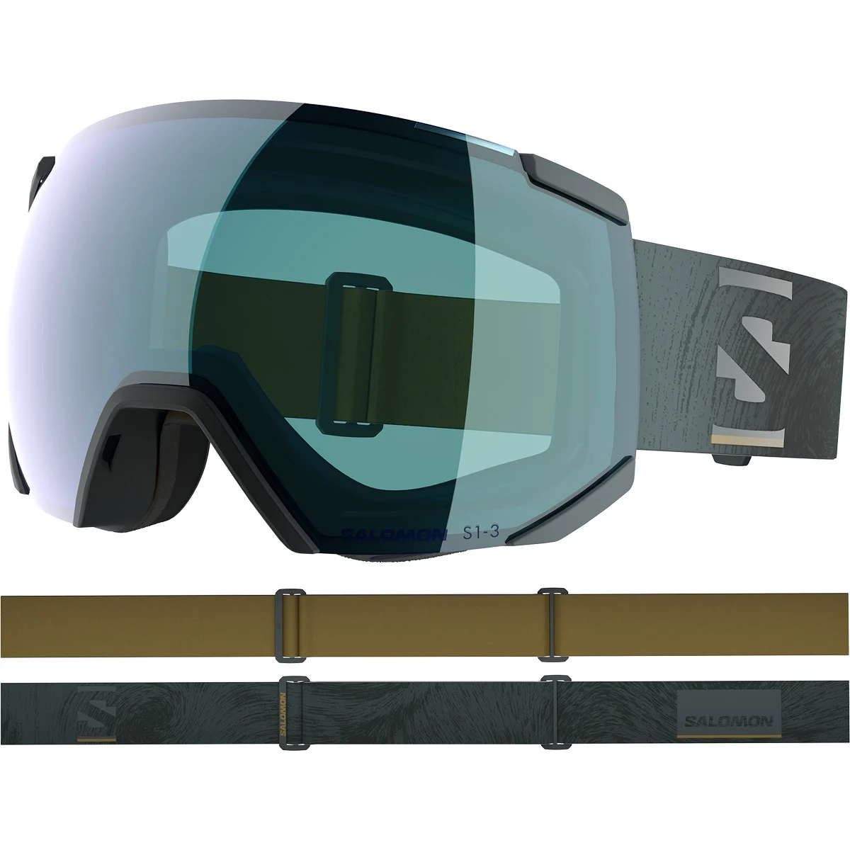 SALOMON RADIUM PHOTO GREEN GABLES/BLUE  - Ski goggles