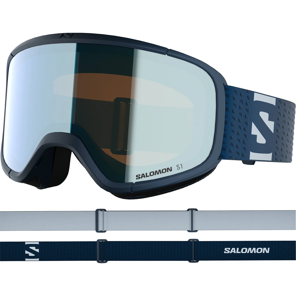 SALOMON AKSIUM 2.0 DRESSBLUE/LIGHTBLUE  - Ski goggles