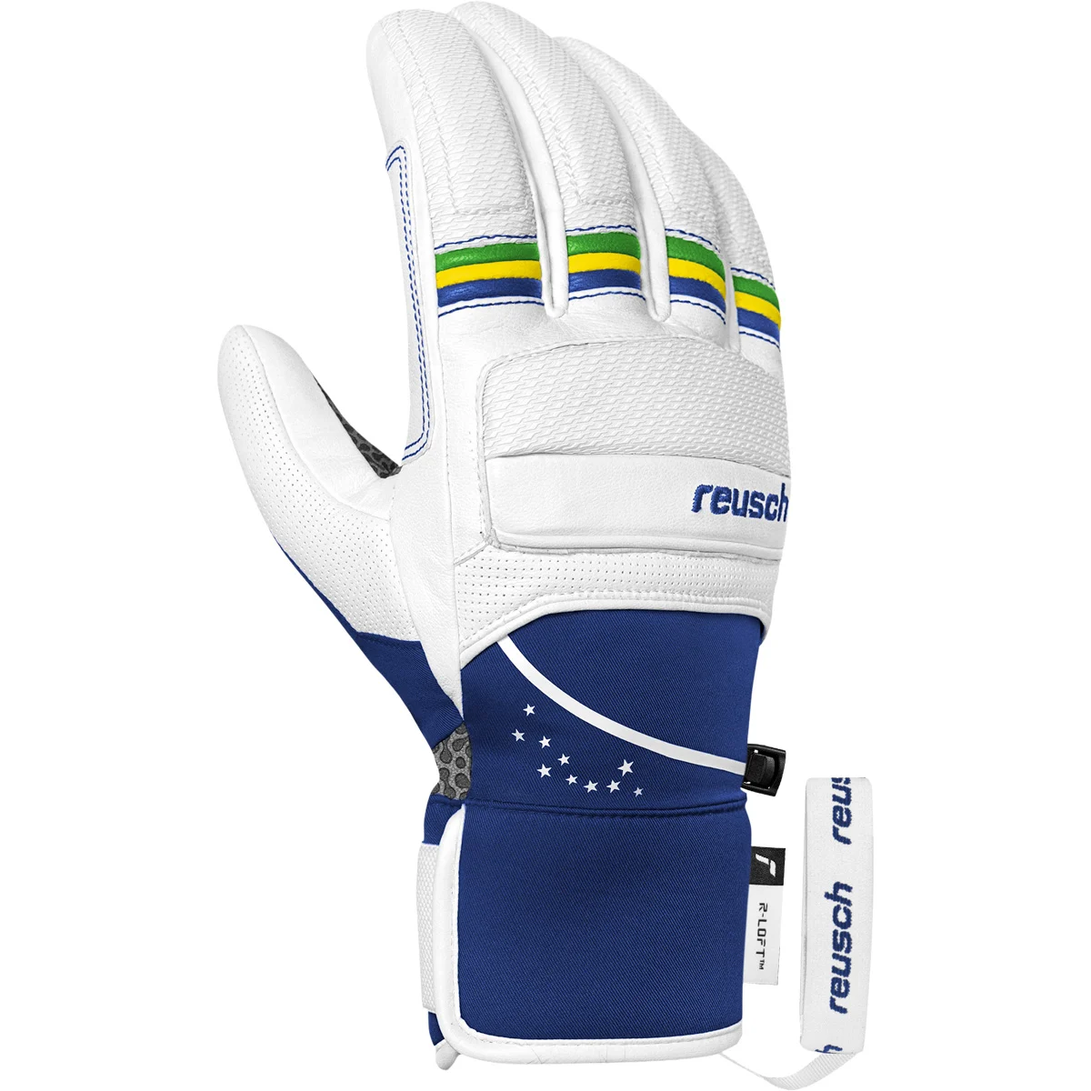 REUSCH LUCAS BRAATHEN WHITE / SURF THE WEB  - Ski gloves