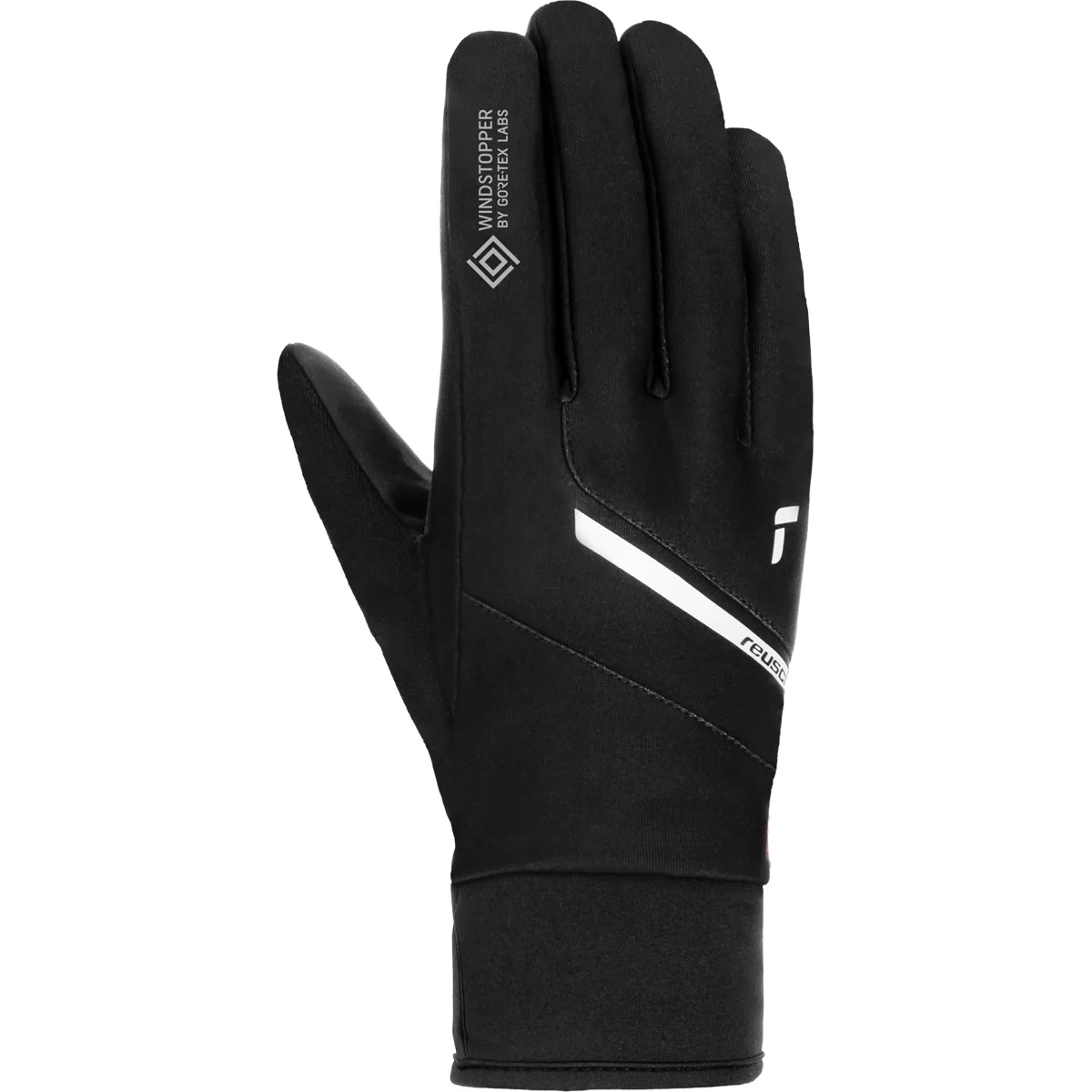 REUSCH VERSA WINDSTOPPER TOUCH-TEC BLACK / SILVER  - Road cycling glove