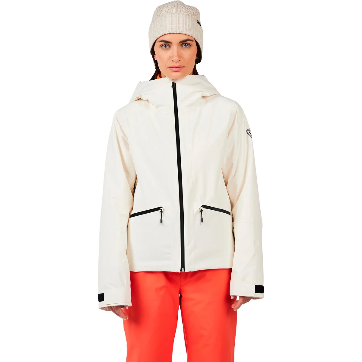 ROSSIGNOL ROCHRUN INSULATED JACKET W NATURE WHITE  - Ski jacket