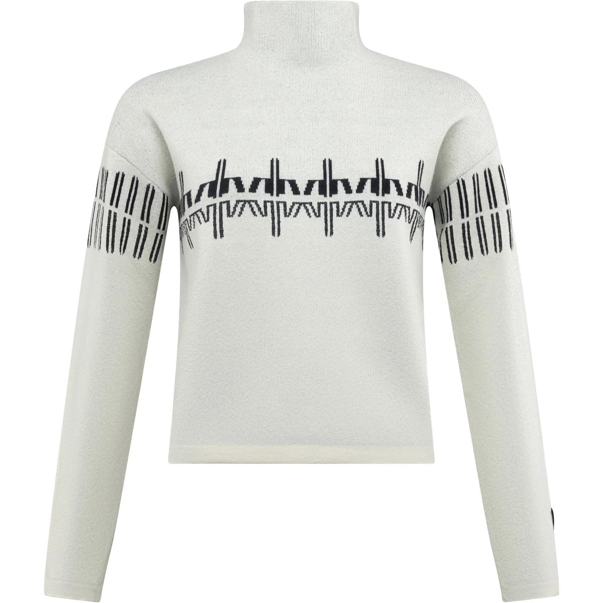 ROSSIGNOL PATTERNED TN SWEATER W NATURE WHITE  - Jumper