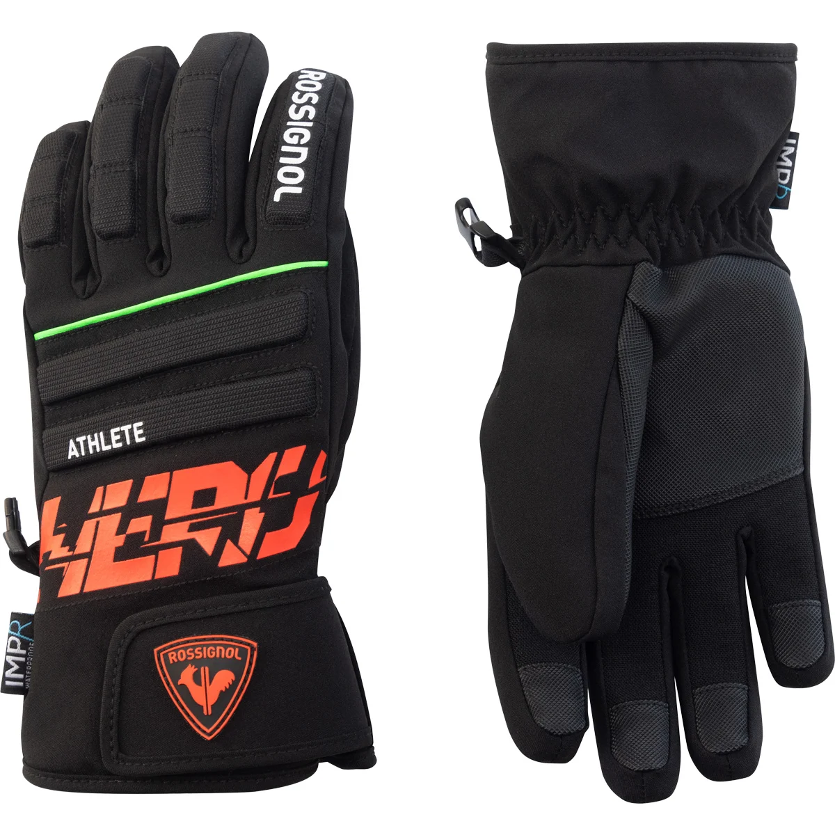 ROSSIGNOL HERO MASTER IMPR G BLACK  - Ski gloves