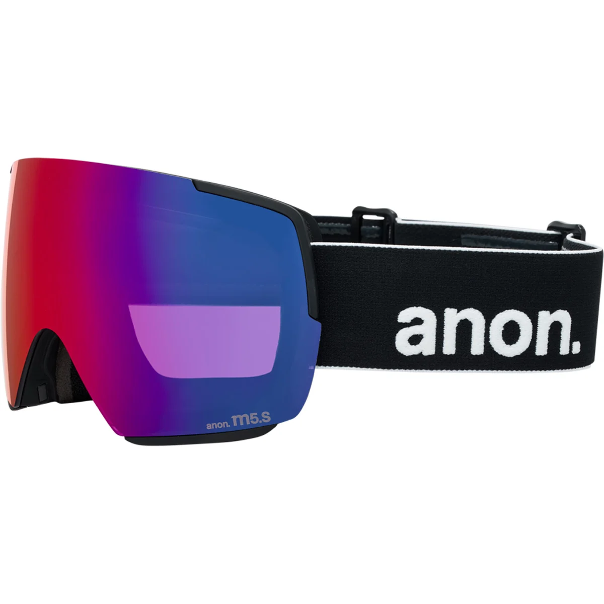 ANON M5S BLACK/PERCEIVE SUNNY RED  - Ski goggles