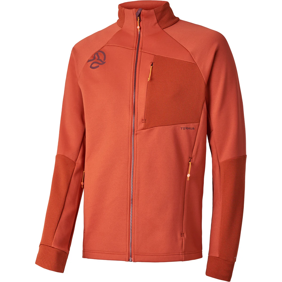 TERNUA KALEKKI 2.0 JACKET M DEEP GINGER/DEEP GINGER  - Hiking fleece jacket