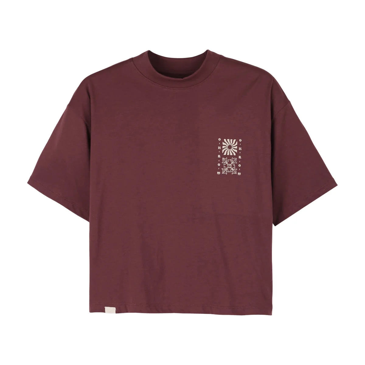 OXBOW ASY W PLUM  - T-shirt