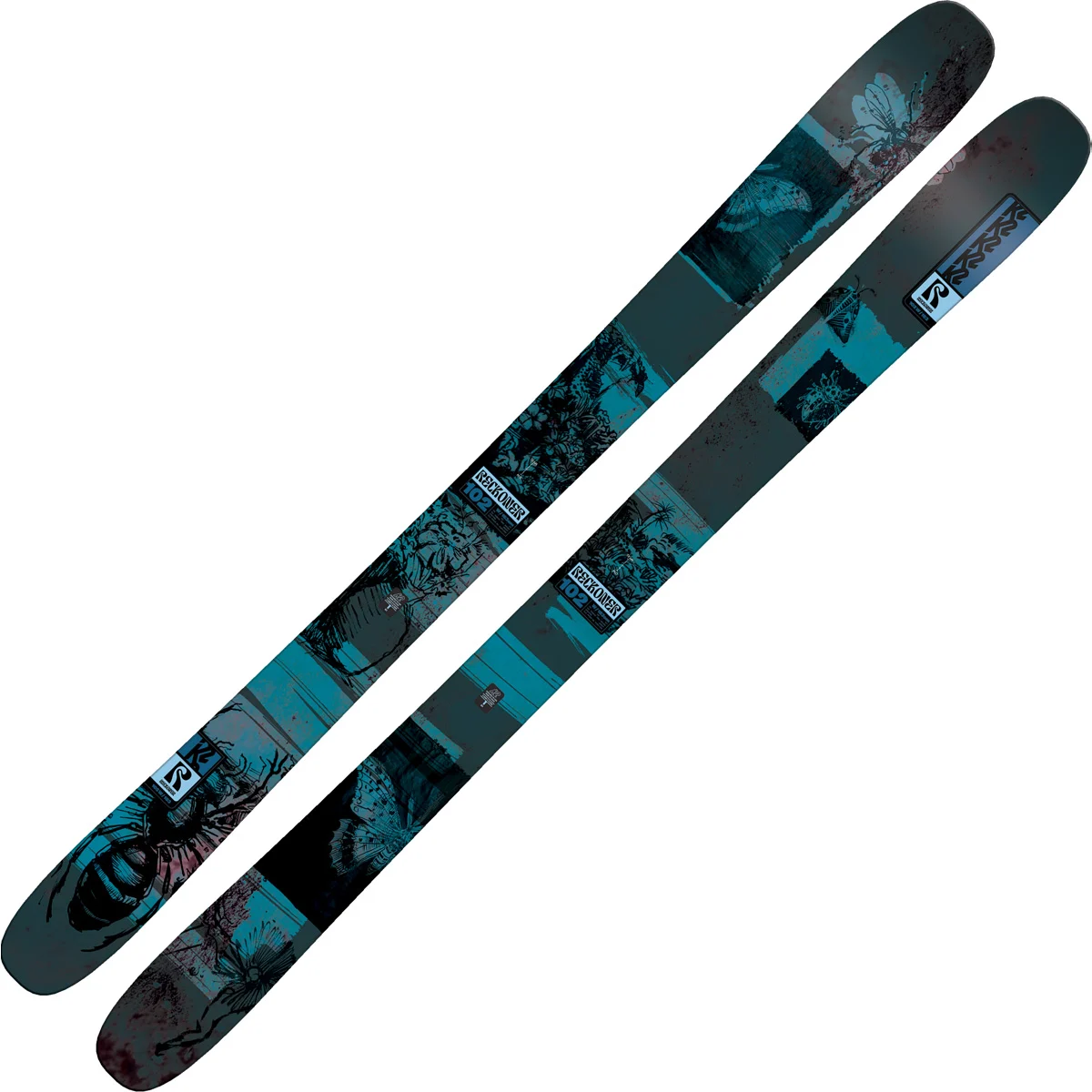 K2 RECKONER 102 W BLUE/BLACK  - Alpine ski