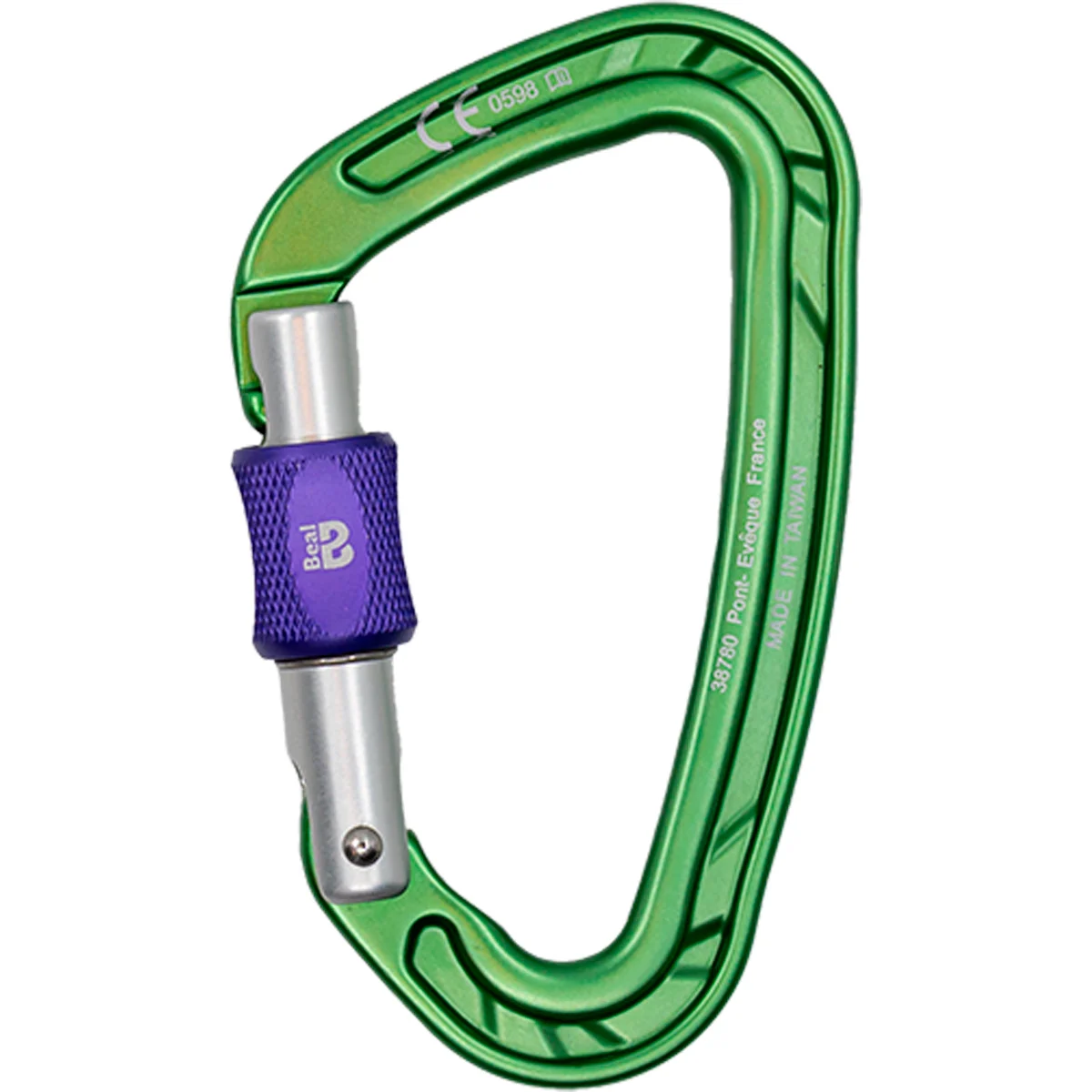 BEAL BE QUICK MATT GREEN  - Climbing carabiner