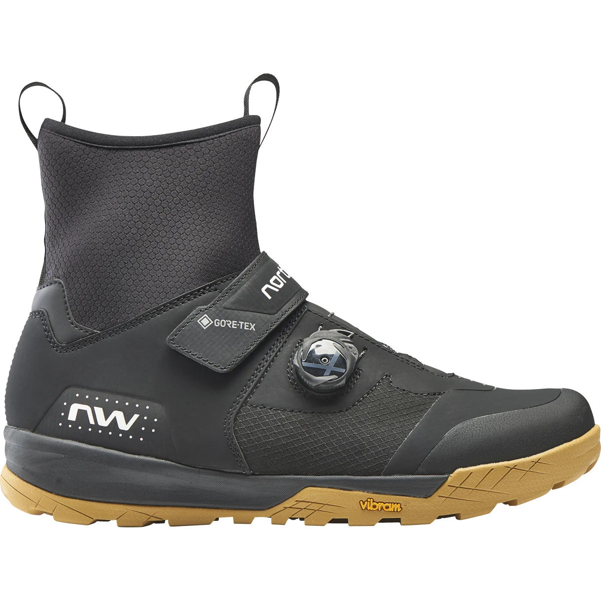 NORTHWAVE KINGROCK PLUS GTX BLACK/HONEY  - Clipless mountain bike shoe