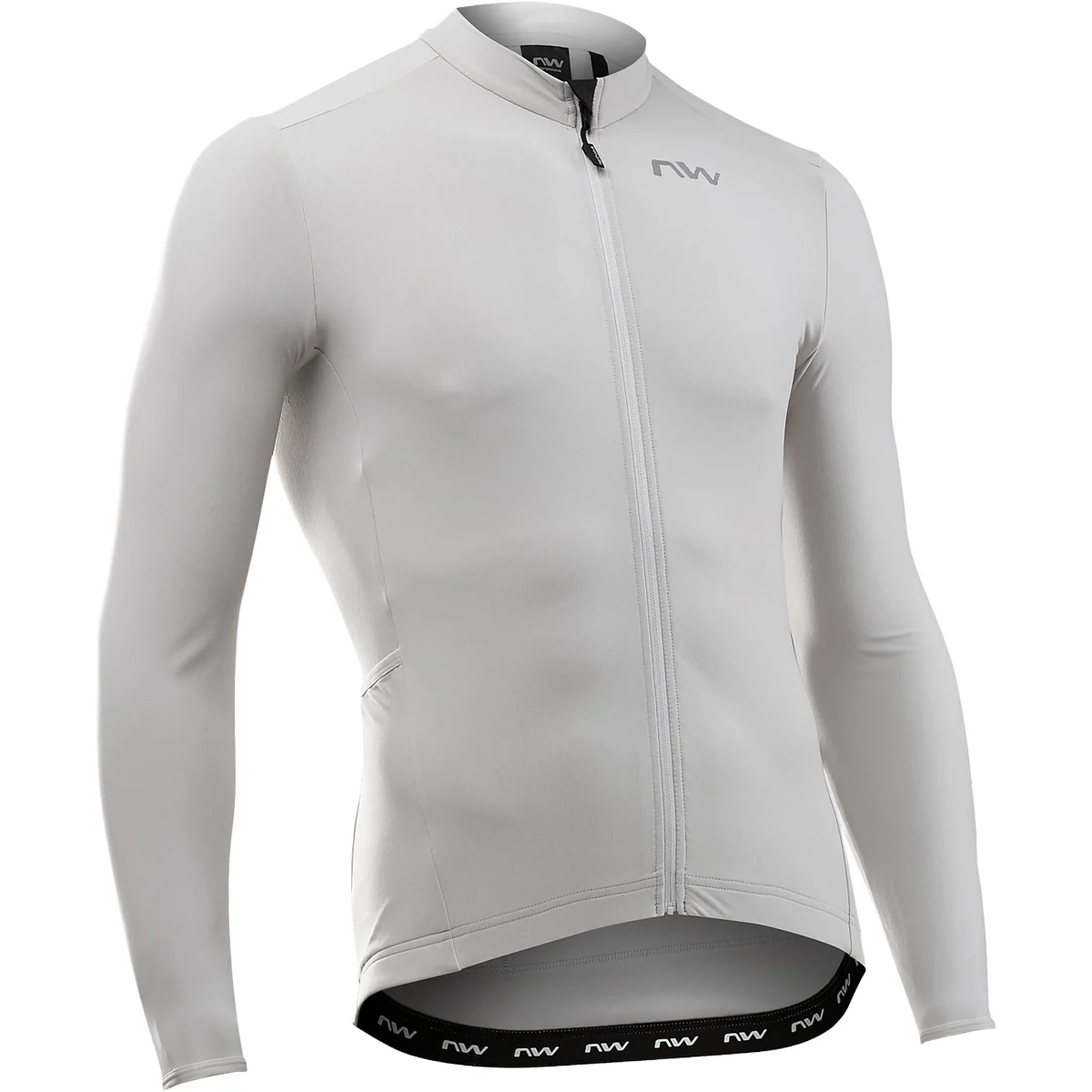NORTHWAVE FAHRENHEIT JERSEY LIGHT GREY  - Cycling jersey