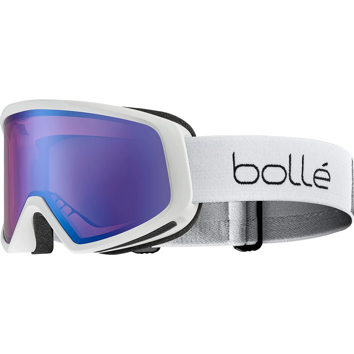 BOLLE BEDROCK PLUS WHITE MATTE/AZURE CAT 2  - Ski goggles