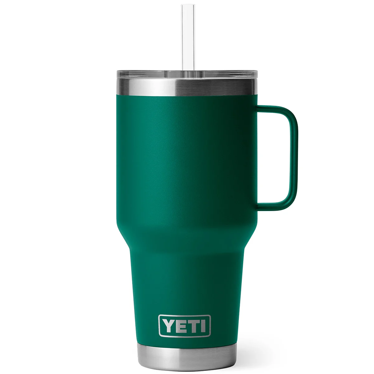 YETI RAMBLER 35 OZ STRAW MUG BLACK FOREST GREEN  - Vacuum bottle