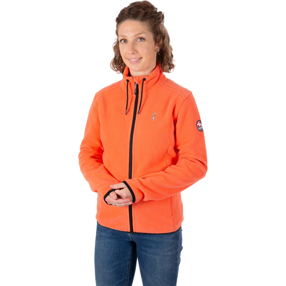 AULP VALEN SECONDE COUCHE W HIBISCUS  - Fleece jacket