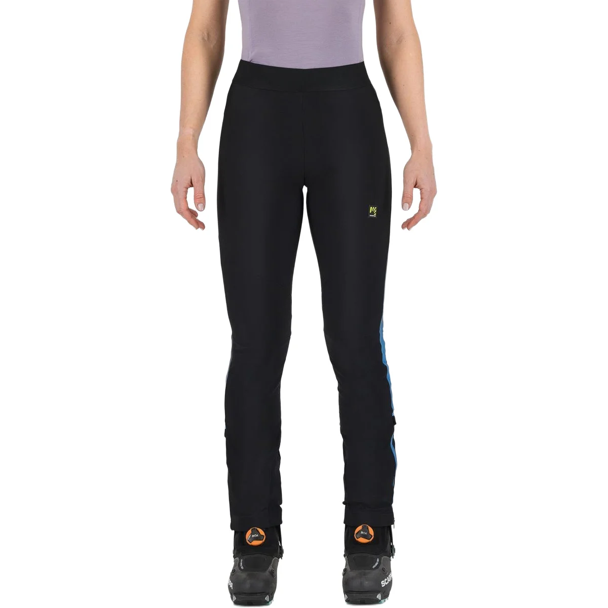 KARPOS ALAGNA 2.0 W PNTS BLACK/JASPER  - Ski touring ski trousers