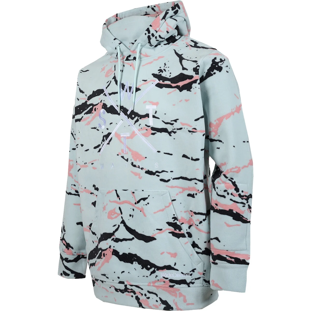 WATTS 1XTRACK MINIMAL CAMO BLUE  - Fleece jacket