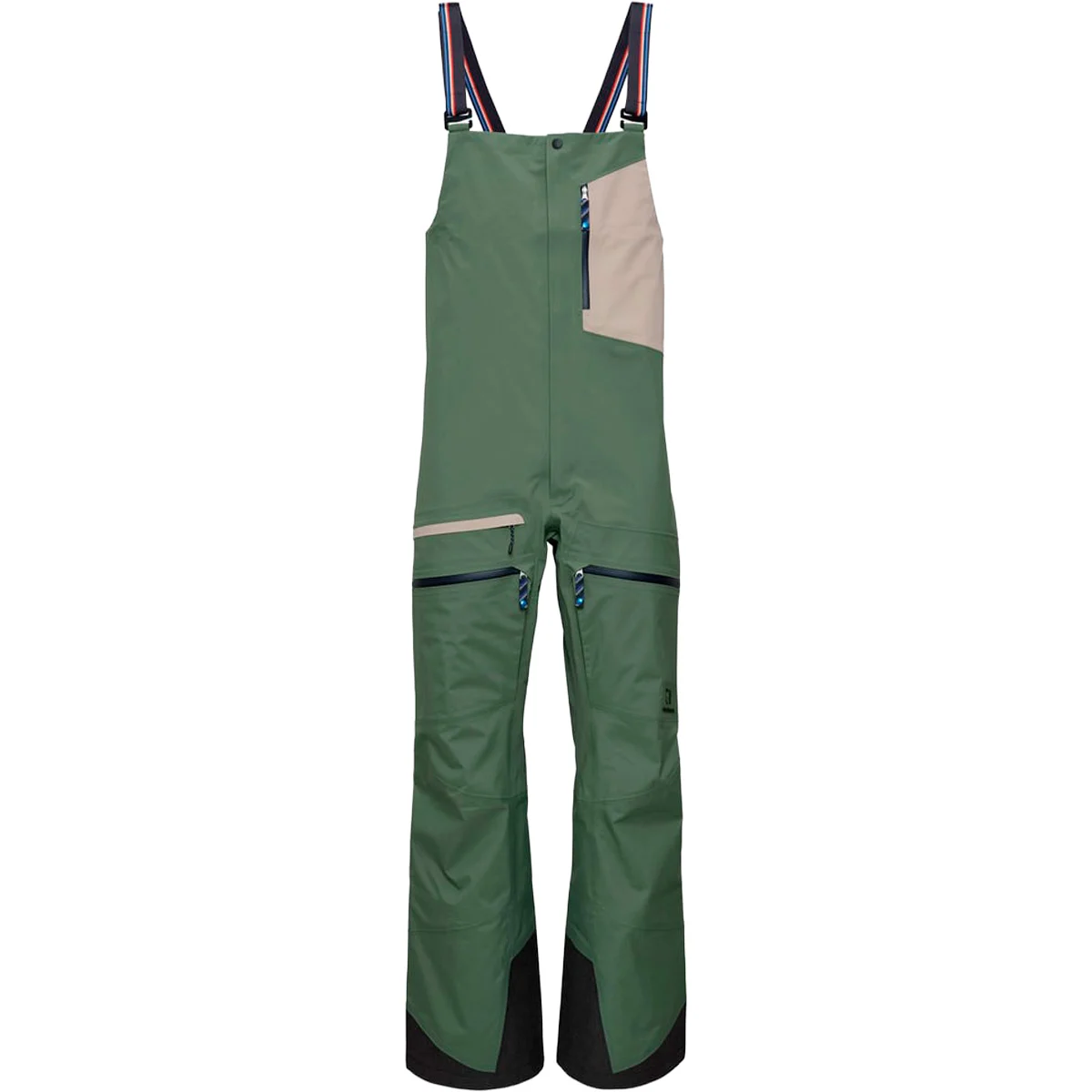 ELEVENATE PURE BIB BRONZE GREEN  - Ski trousers