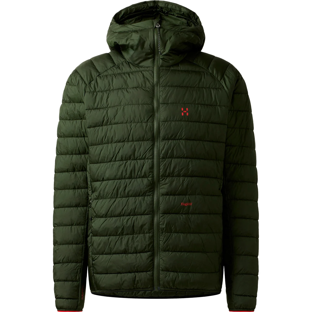 HAGLÖFS HAGLOFS BRAND MIMIC HOOD M SEAWEED GREEN  - Hiking down jacket