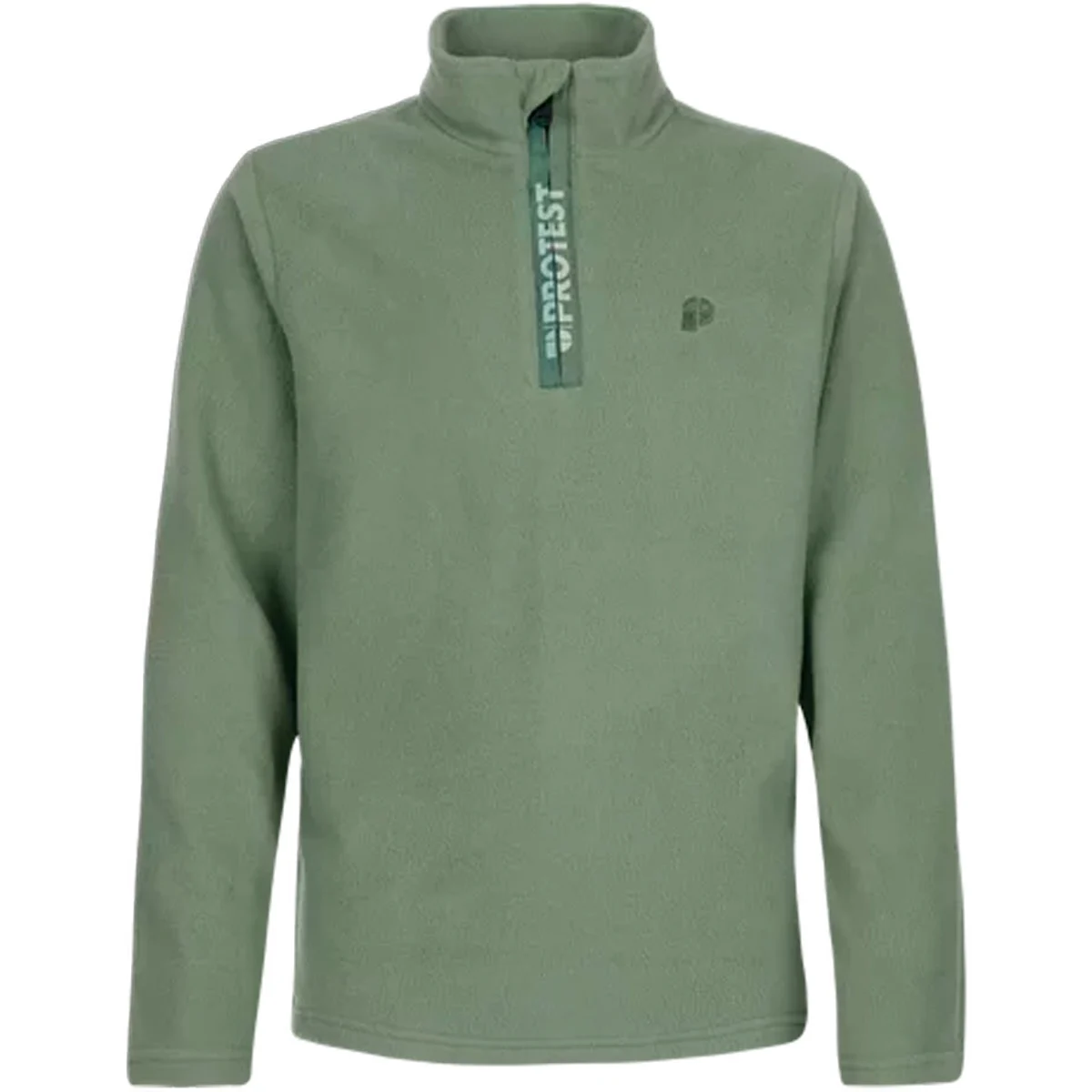 PROTEST REPERFECTY JR 1/4 ZIP ACTIVE TOP ASPEN GREEN  - Fleece sweatshirt