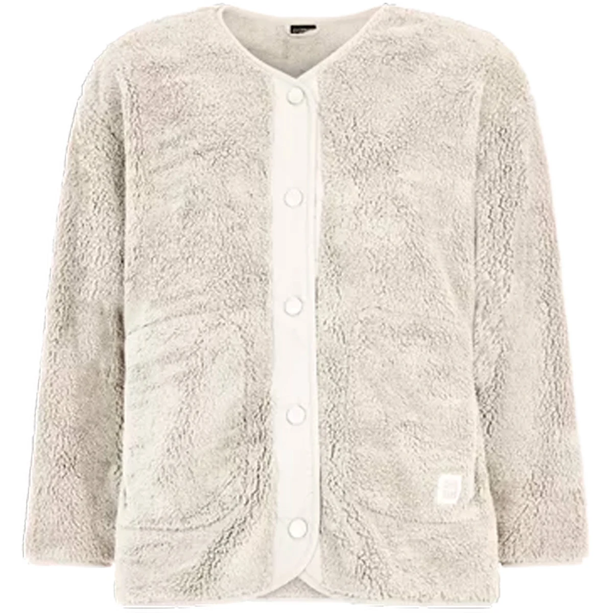 PROTEST EDITH OUTDOOR BUTTON TOP W KIT OFFWHITE  - Fleece