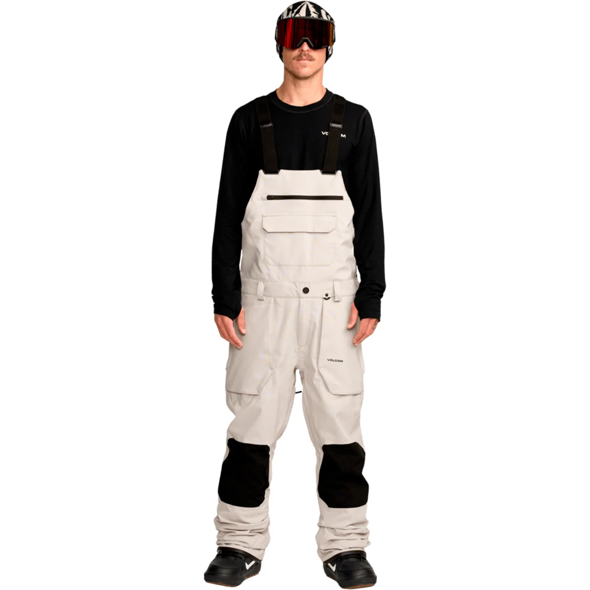 VOLCOM ROAN BIB OVERALL STONE  - Snowboard trousers