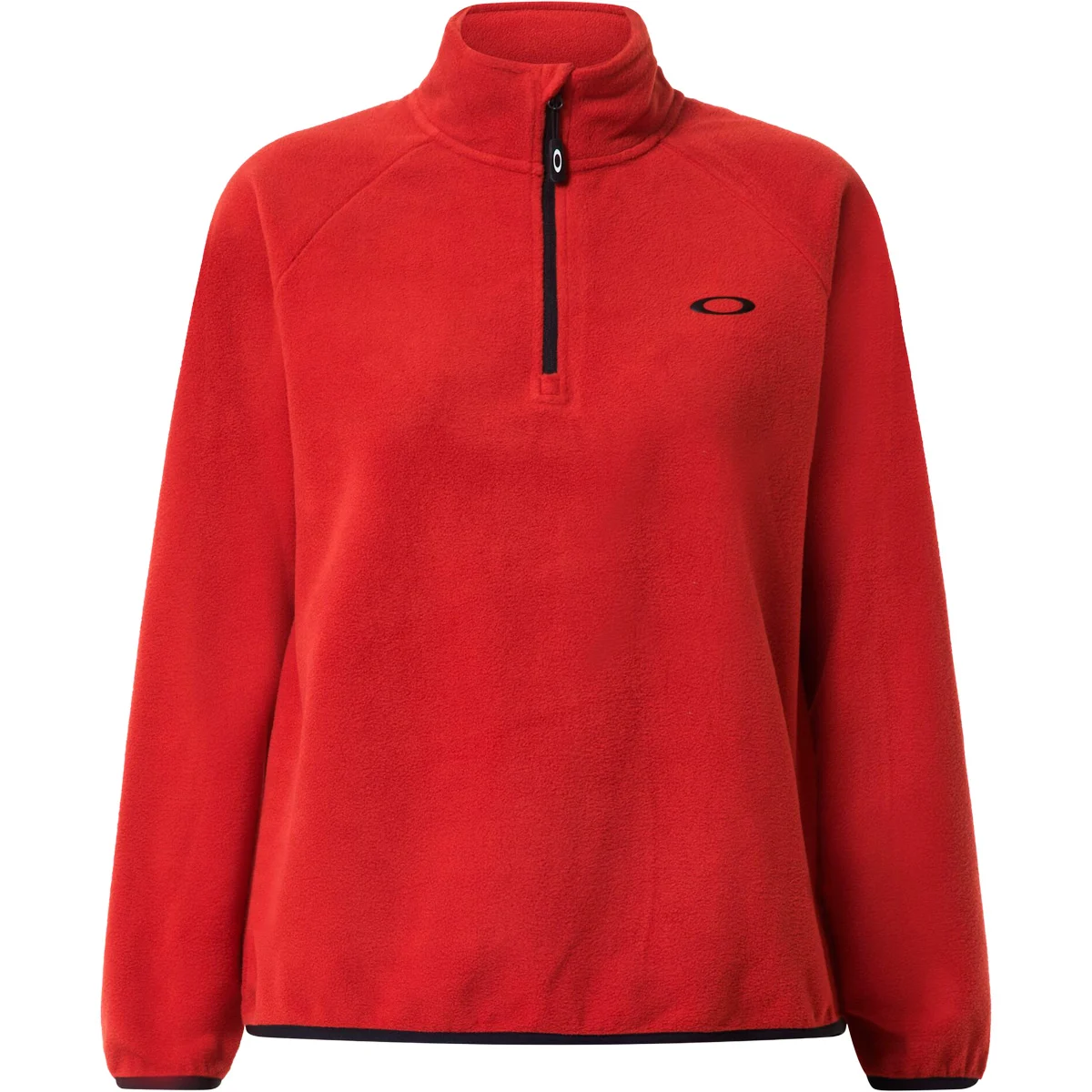 OAKLEY WMN RIDGE ½ ZIP FLEECE FLAME RED  - Fleece sweatshirt