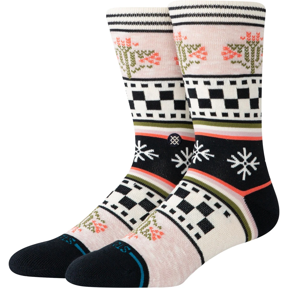 STANCE WINTER BLOOM CREW LILAC  - Socks