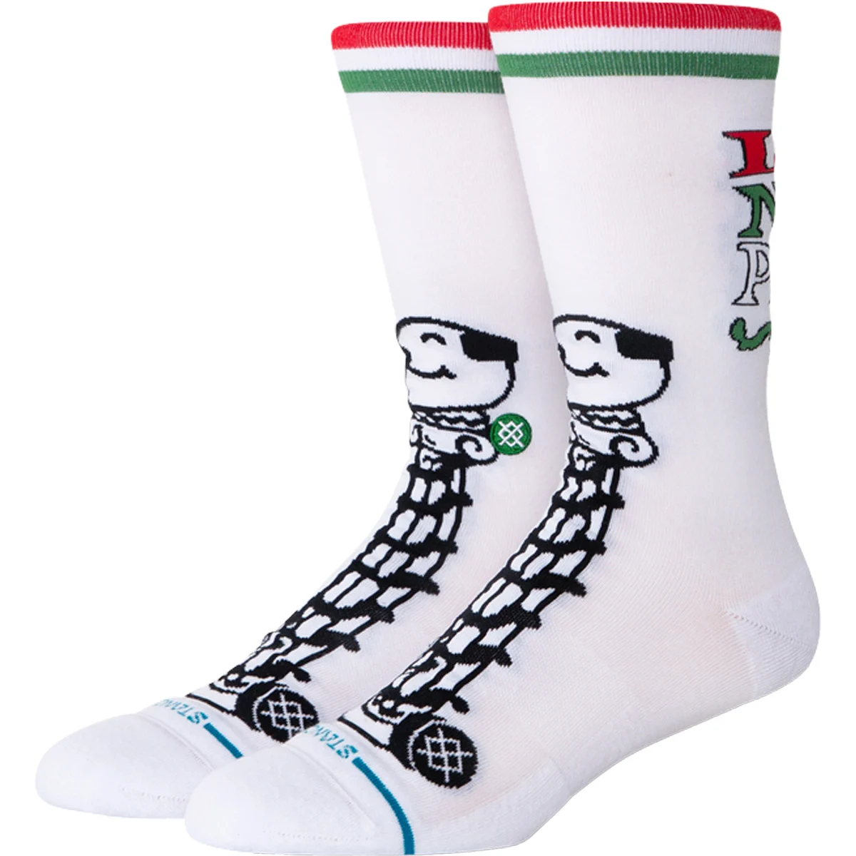 STANCE LITTLE NEROS WHITE  - Socks
