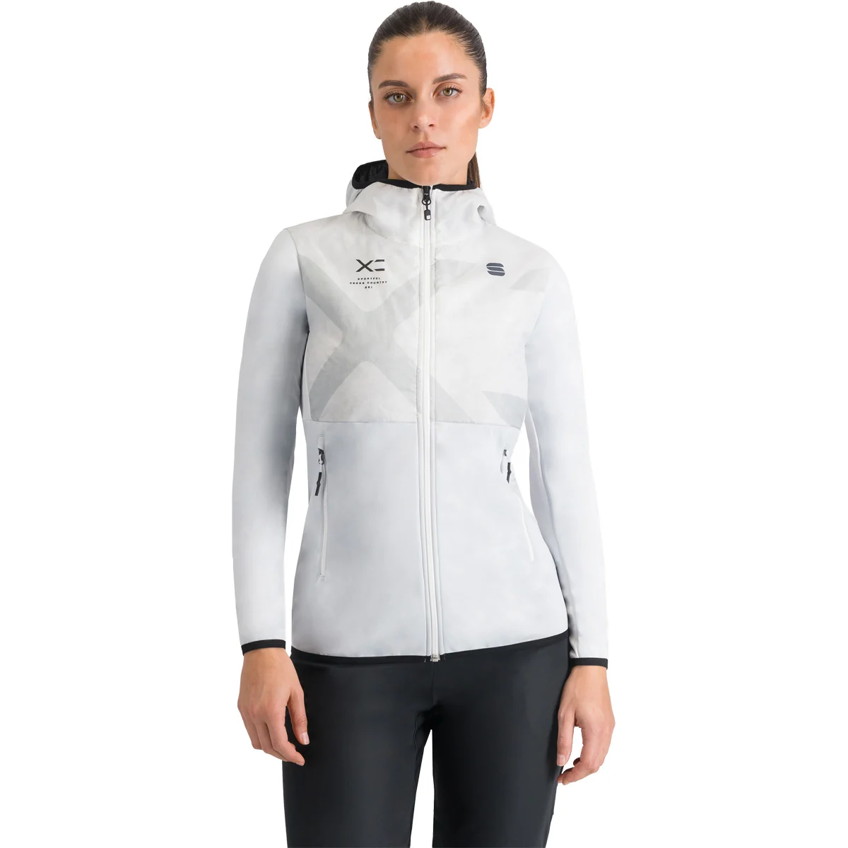 SPORTFUL RYTHMO W JACKET BLUE ICE/WHITE  - Cross-country ski jacket