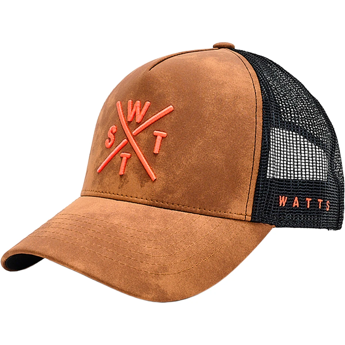 WATTS TRUCKER CAP TRIBE ACID WASH BROWN  - Lifestyle cap