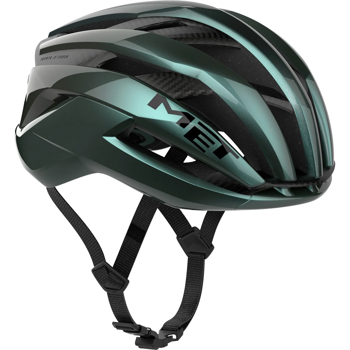 MET TRENTA 3K CARBON MIPS CE HYPER TEAL  - Bike helmet