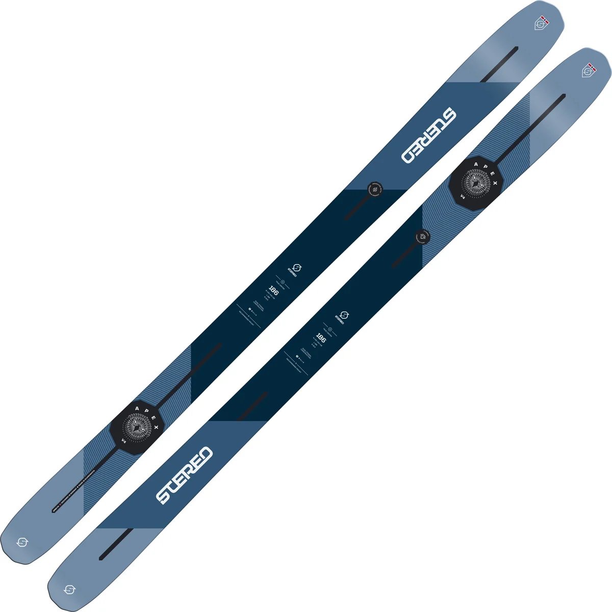STEREO APEX V4 BLUE  - Alpine ski